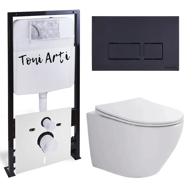 Комплект TONI ARTI TA-01 + Russi с сиденьем с микролифтом, с клавишей Noche TA-0044 фото2