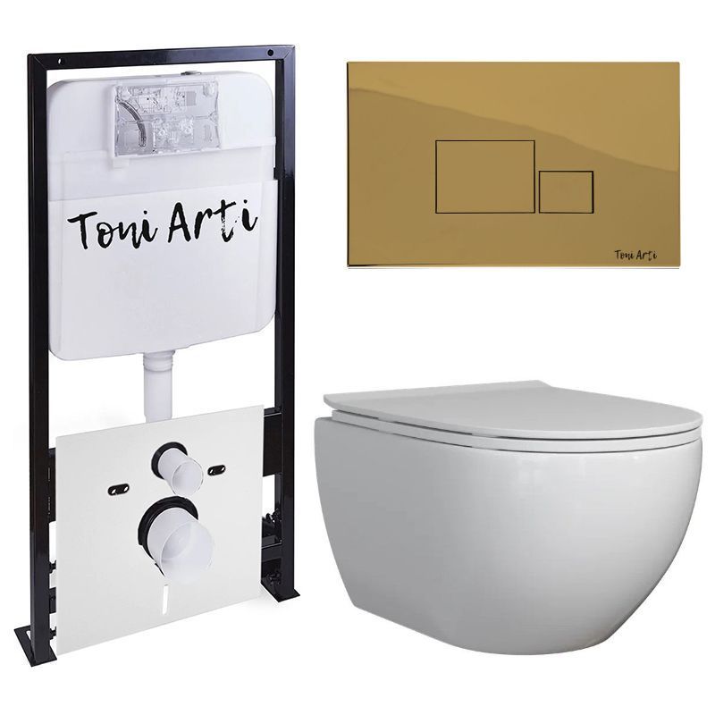 Комплект TONI ARTI TA-01 + Baglio с сиденьем с микролифтом, с клавишей Tocco TA-0065 фото2