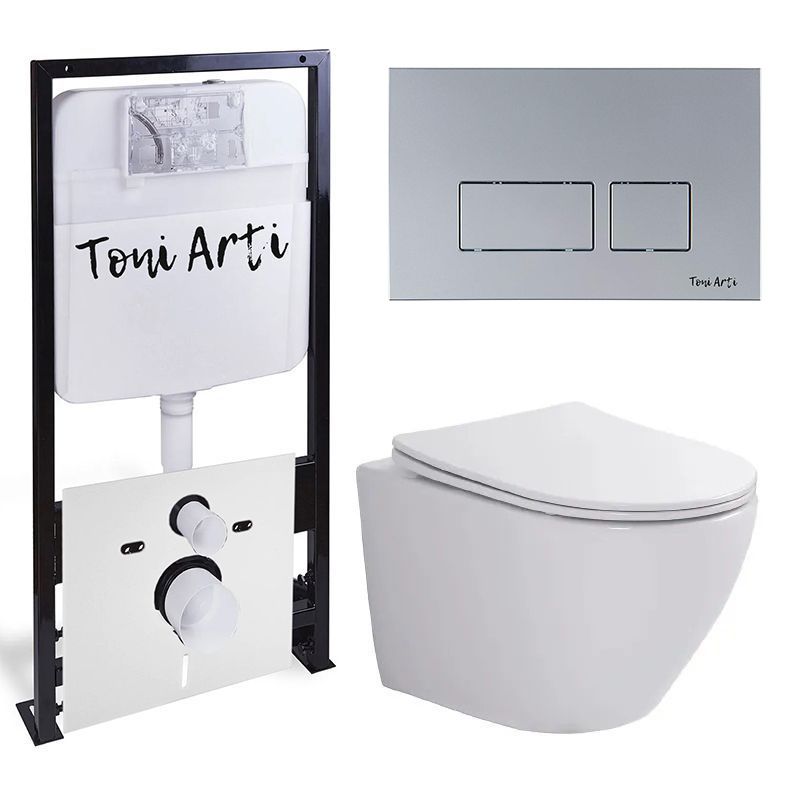 Комплект TONI ARTI TA-01 + Russi с сиденьем с микролифтом, с клавишей Noche TA-0040 фото2