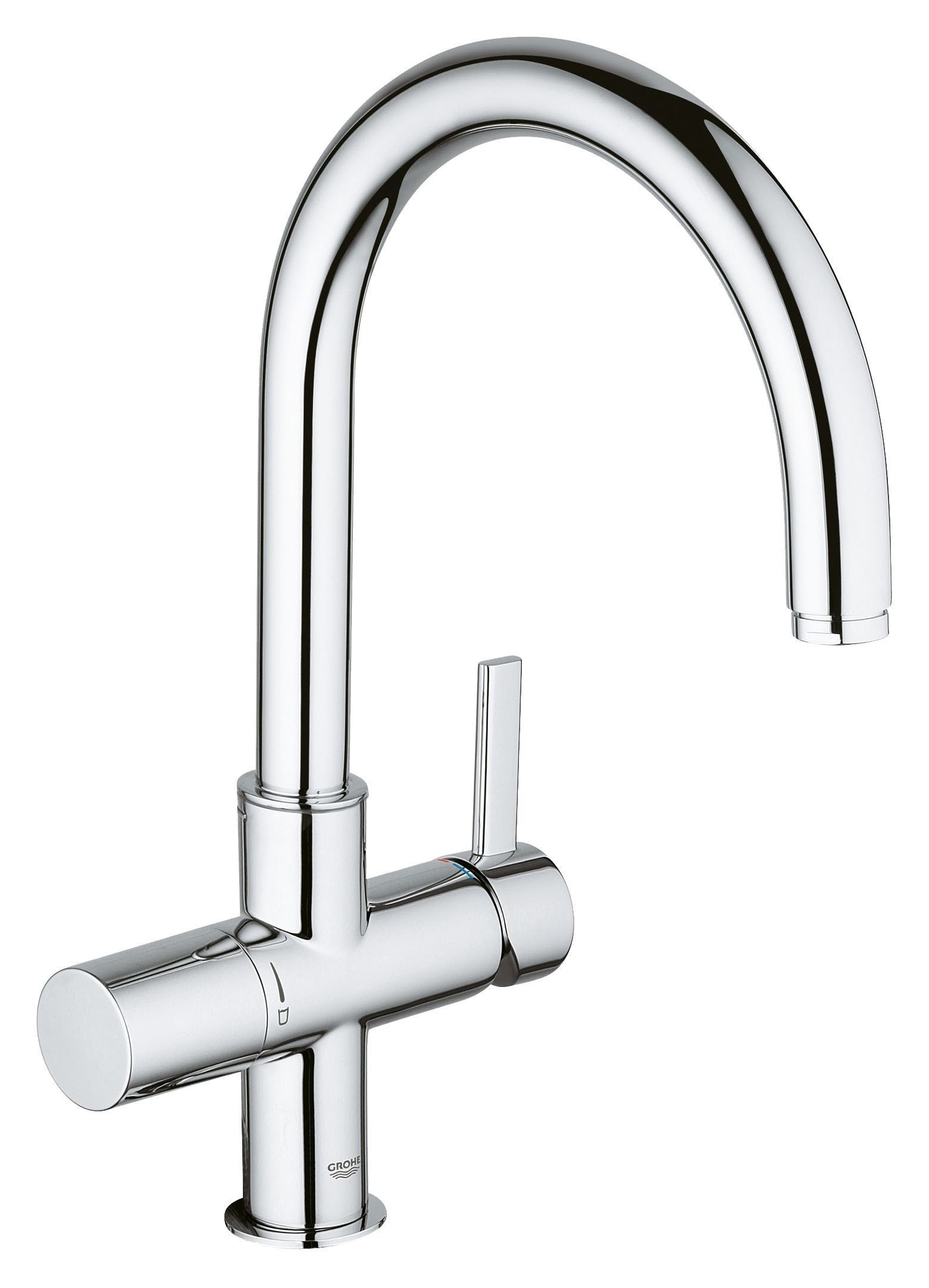 Смеситель для кухни GROHE Blue с подключением к фильтру с питьевой водой  33251000 купить в Новосибирске по выгодной цене от 49044 руб с доставкой