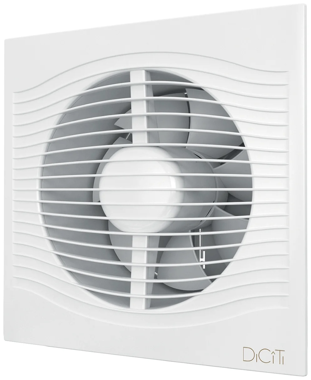 Вентилятор вытяжной DICITI Slim 6C обратный клапан фото3