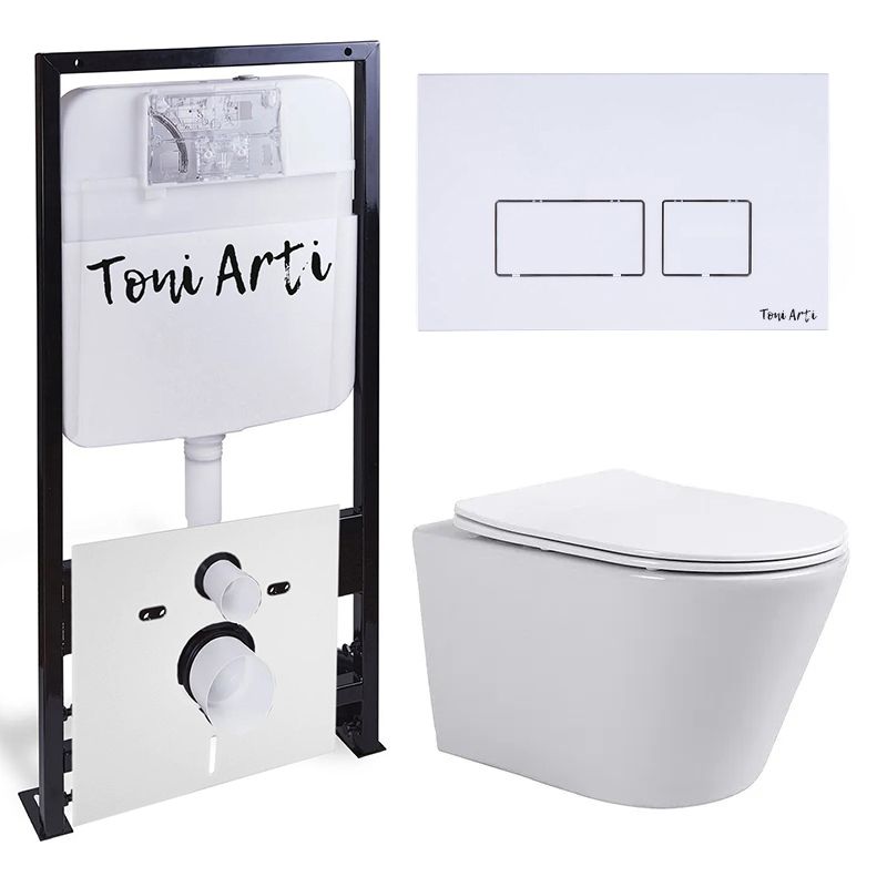 Комплект TONI ARTI TA-01 + Forli с сиденьем с микролифтом, с клавишей Noche TA-0042 фото2