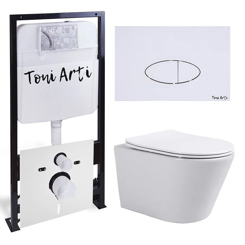 Комплект TONI ARTI TA-01 + Forli с сиденьем с микролифтом, с клавишей Freto TA-0052 фото2