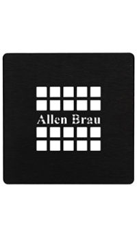 Накладка на сифон для поддона ALLEN BRAU Priority 8.310N1-BBA антрацит шлифованный