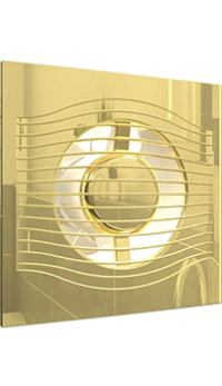 Вентилятор вытяжной DICITI Slim 4C Gold обратный клапан
