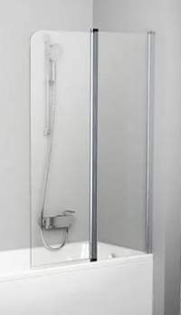 Шторка для ванны RAVAK Chrome 100х150 R белый