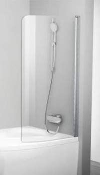 Шторка для ванны RAVAK Chrome Rosa 100х150 R