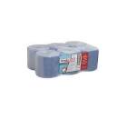 Протирочные салфетки KIMBERLY-CLARK WypAll L10 Extra+ одноразовые, в упаковке 6 рулонов, синие