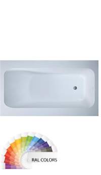 Ванна SALINI Orlando Kit S-Sense 160х70, матовая
