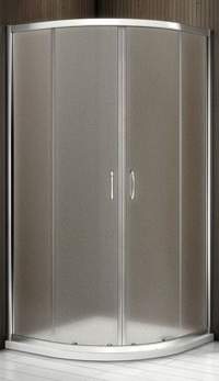 Душевое ограждение GOOD DOOR Latte R-90-G-WE 90x90x185 текстура grape