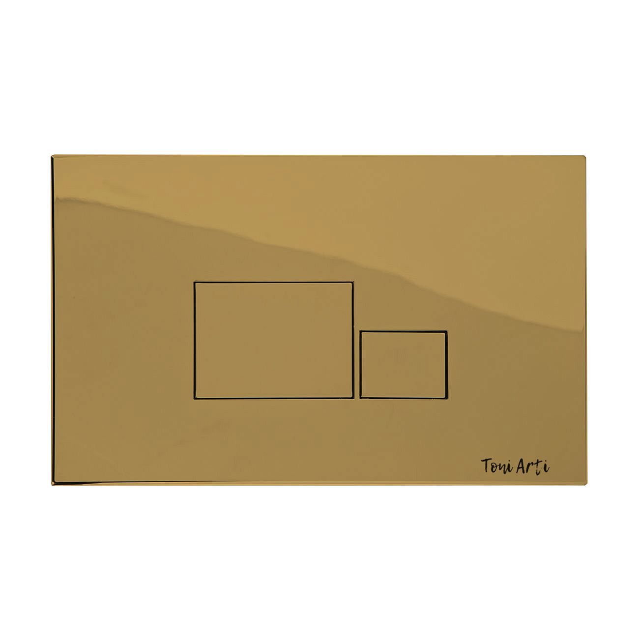 Кнопка смыва TONI ARTI Tocco TA-0065, золото глянец фото2