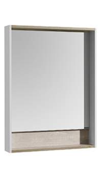 Зеркальный шкаф АКВАТОН Капри 60 белый/бетон пайн