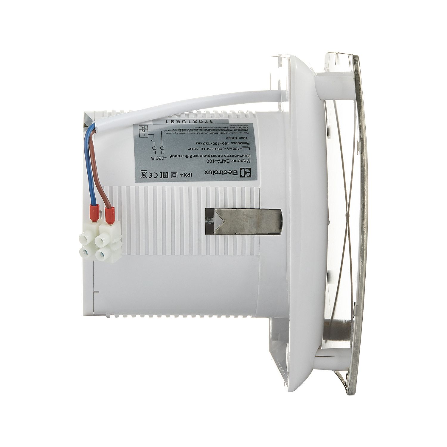 Вентилятор вытяжной ELECTROLUX Argentum EAFA-100TH обратный клапан, таймер и гигростат фото5