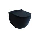 Унитаз подвесной ESBANO GARCIA матовый черный с сиденьем с микролифтом