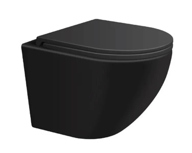 Унитаз подвесной AVIMANO Emotion 1000022 с сиденьем с микролифтом, черный матовый РАСПРОДАЖА фото2